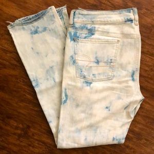 NWOT AE Acid Wash Jeans
